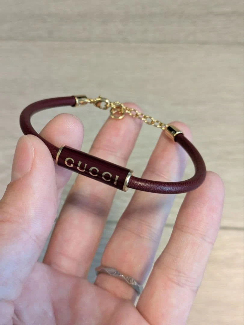 Gucci Leather Fashion Bracelets for sale - eBay
