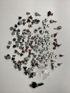 Mini Slide Switches+ Rocker Switches over 160 Switches, See Pictures…….B82-3
