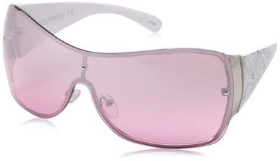 Southpole womens 1024sp Classic Metal UV Protective Shield Sunglasses for Wom...