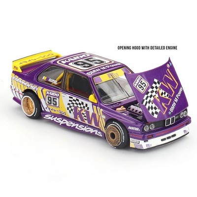 Kaido House x Mini GT 1:64 BMW M3 Kaido KW V1 Purple Diecast Model