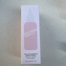 Saturday Skin Scalp and Hair Strengthening Peptide Treatment 2.70 fl oz New