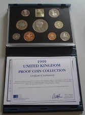 1999 UK Proof Coin Year Set Royal Mint