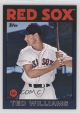 2021 Update 1986 Topps Baseball 35th Anniversary Blue Ted Williams HOF 09dw
