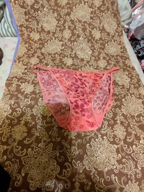 Vintage Cacique Satin Double String Bikini Panties Size 14-16