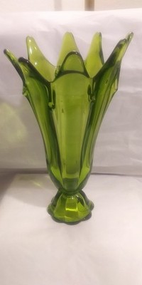 Viking Glass Vase. Swung Glass