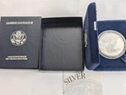 1994 P United States Mint Silver American Eagle Proof $ w/ Box and COA