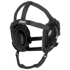 ASICS Unisex Wrestling Ear Guard, One Size,  Black