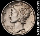 1941 Mercury Dime- Silver- Scarce Better Date No Reserve #J4977