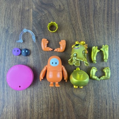 Fall Guys Action Figure Pack Legendary Edition Orange Ade Golden Chicken Costume