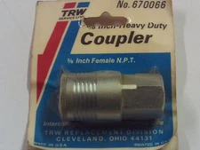 TRW Service Line 3/8'' NPT Female Heavy Duty Air Hose Quick Coupler - Made USA