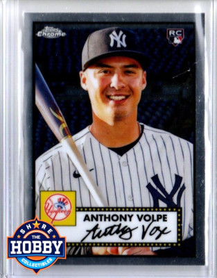 2023 Topps Chrome x Lids Mitchell & Ness Exclusive Anthony Volpe RC #52-2