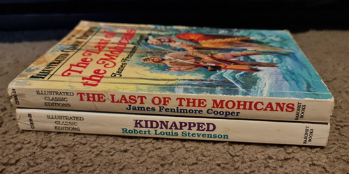 Kidnapped + The Last of The Mohicans ILLUSTRATED CLASSIC EDITIONS - FREE POST - Picture 3 of 4