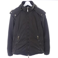 MONCLER giacca parka donna pelliccia verde oliva cachi taglia 3 DE 38