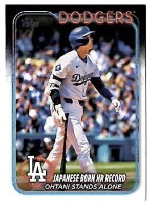 SHOHEI OHTANI Dodgers ~ 2024 Topps Update Japanese Born ~ FREE SHIPPING