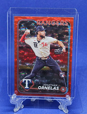 2024 Topps Series 2 Jonathan Ornelas RC Rangers Red Foil 193/199 #575