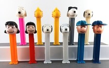 11 PEANUTS PEZ Dispensers Charlie Brown, Joe Cool, Snoopy, Lucy, Woodstock
