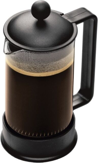 Black 0.35 l 12 oz BODUM Brazil 3 Cup French Press Coffee Maker