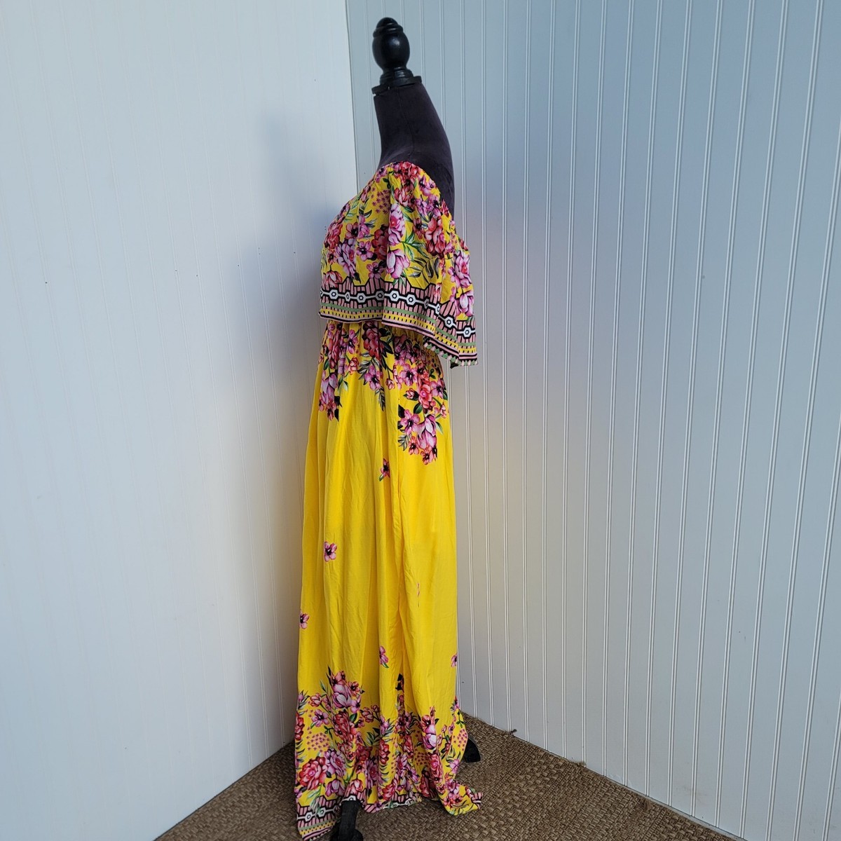 shein floral maxi dress Women's Embroidery Wedding Guest Dress Evening Party Dress All Over Print A Line Non Vestido maxi con estampado floral