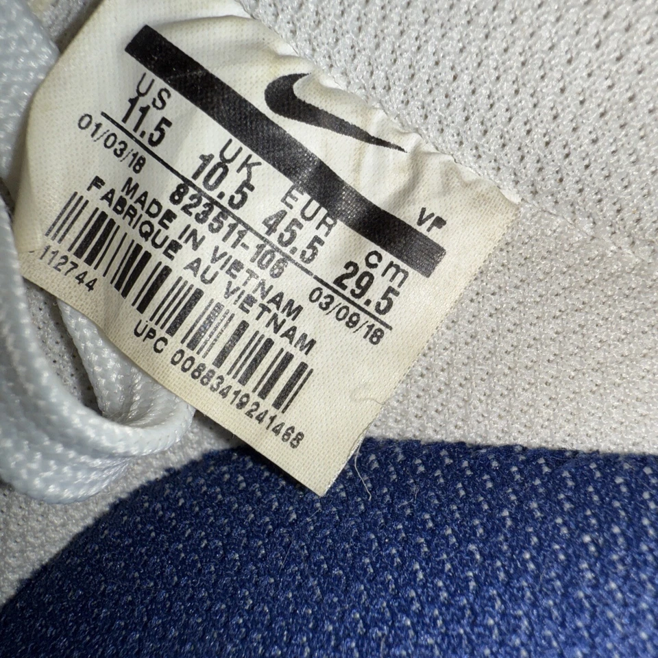 Nike Air Force 1 '07 LV8 Chenille Swoosh Rojo Blanco Azul 823511-106 Para hombres 11.5 Foto 2 de 4