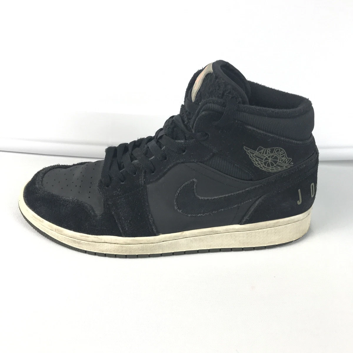 Jordan 1 mid black suede clearance