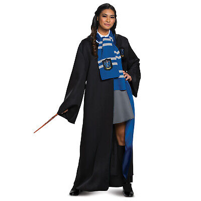 Womens Harry Potter Ravenclaw Cho Chang Halloween Costume Uniform Dress  Jr-XL 