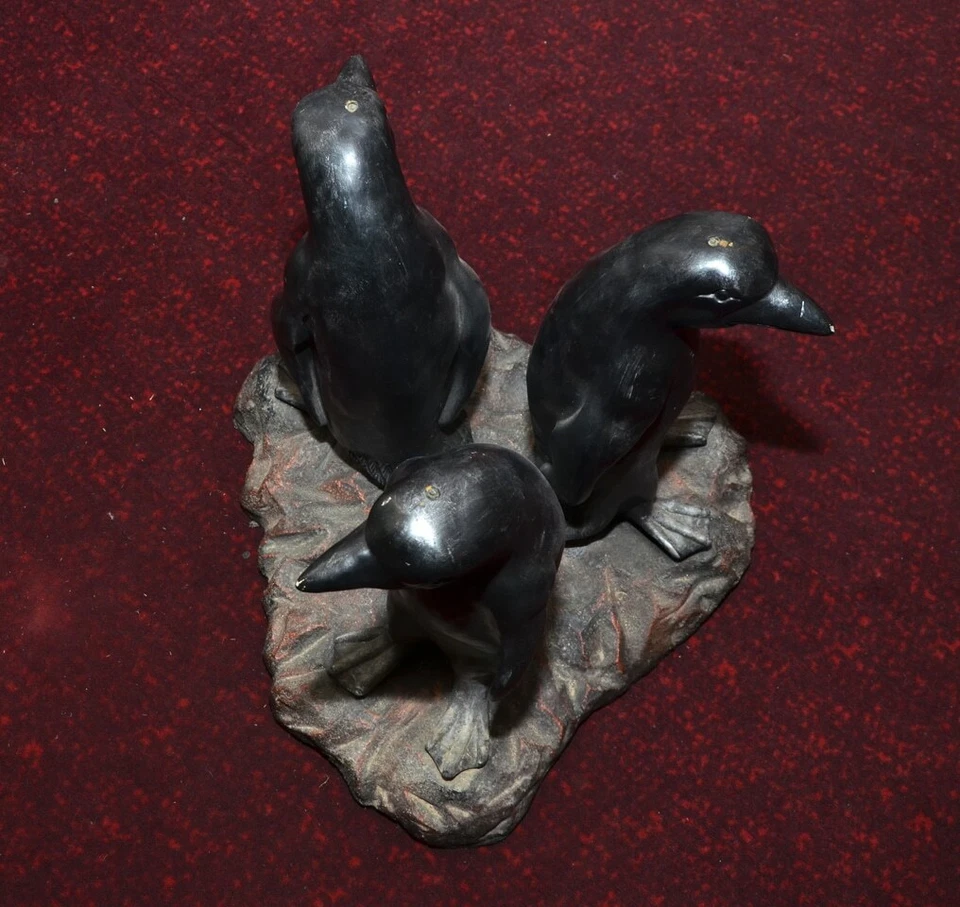 1950/70' Table Basse aux Pingouins - Photo 3/4