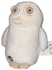 My Natural Plush Owl 100% Cotton Embroidered Nursery Baby Stuffed Toy 5” Hosung