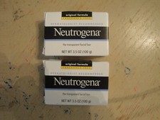 3x Neutrogena The Transparent Facial Cleansing Bar Original Formula 3.5 oz K64