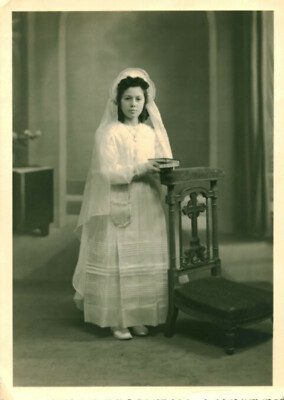 robe de communion ancienne