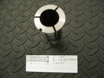 22.5mm Collet with 1-1/16 x 20 Thread, Unknown Make