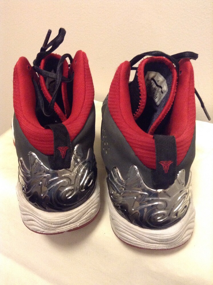 MEN'S NIKE AIR JORDAN MELO M10 SZ: 10.5 - RED/BLACK (629876 MEN'S NIKE AIR JORDAN MELO M10 SZ: 10.5 - RED/BLACK (629876