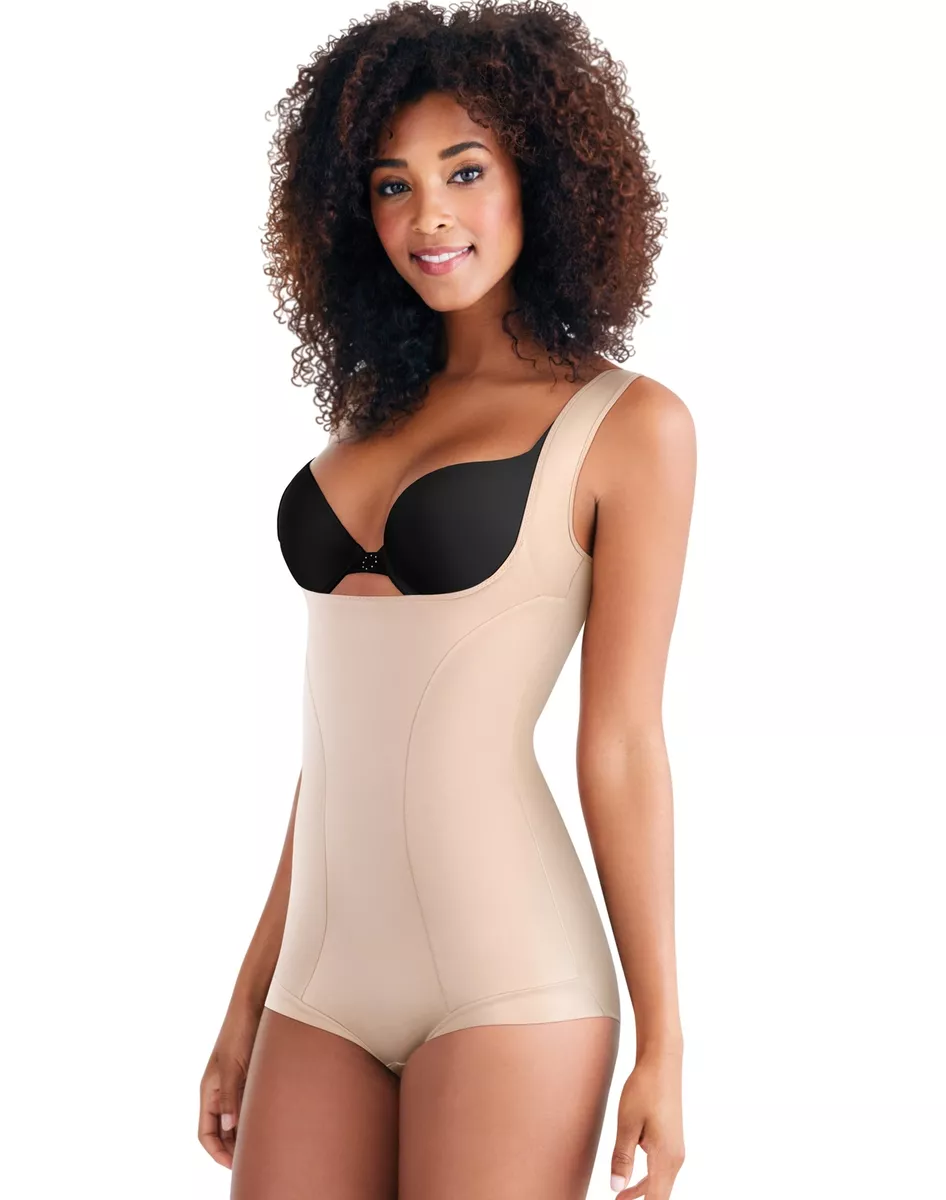 Maidenform Body Shaper Shapewear Wear Your Own Bra Romper Open Bust  Comfortable