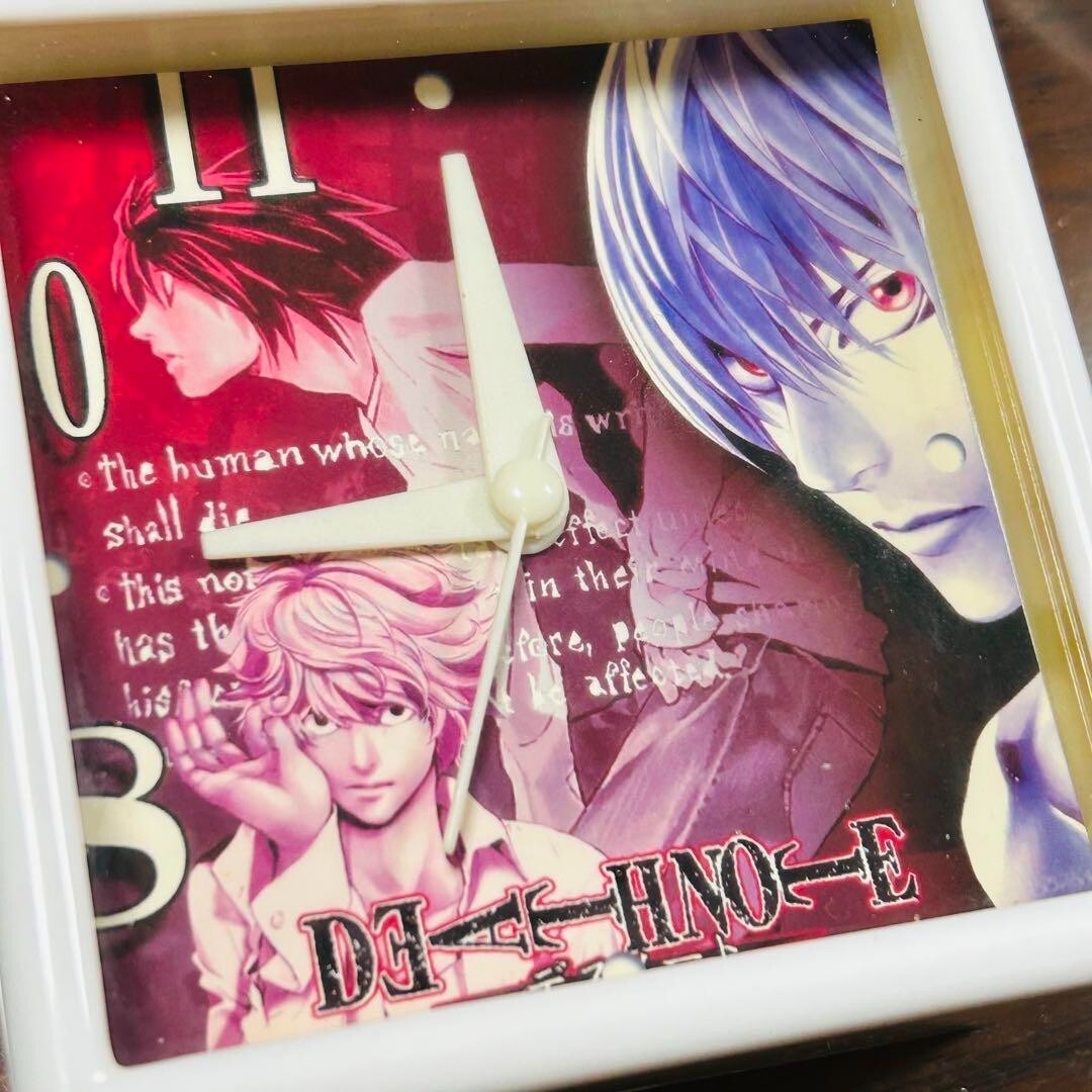 Death Note Alarm Clock Yagami Light L Nia Rare Collectible Used