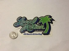 AUTHENTIC  vintage 80'S Local Motion SURF surfing Sticker decal  (( NOT FAKE ))