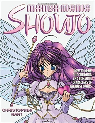 Manga Mania: SHOUJO-HOW TO DRAW CHARACTERS OF JAPANESE COMICS- C.Hart~OS PB NEW!