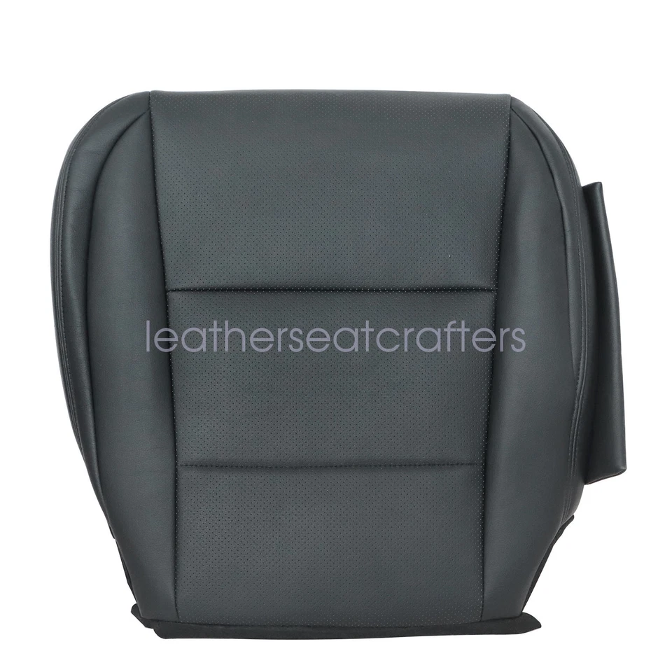 Cubierta de asiento de cuero perforado inferior negra para Lexus GS300 GS350 2013-20 Foto 2 de 4