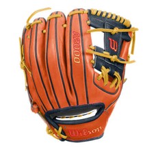 Wilson A2000 1786 11.5" Infield Baseball Glove - Orange/Navy/Yellow - Right Hand
