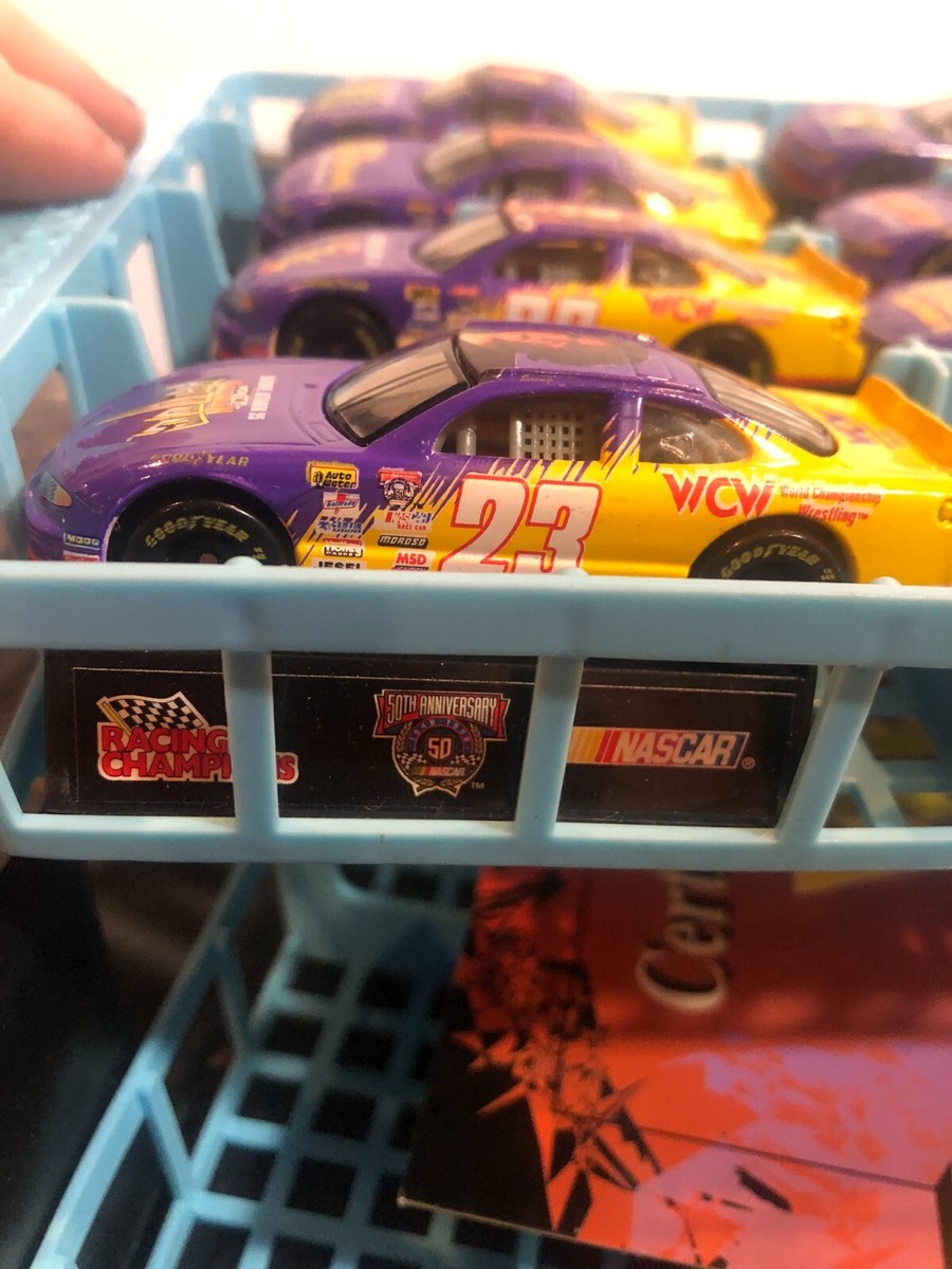 WCW Racing Champions 1:64 Scale 12 Car Set Nitro Street Rod 50th