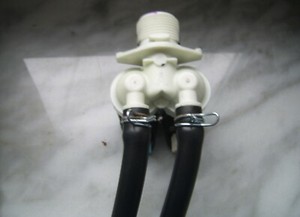 Magnetventil 2er Wasserventil 33490141  Hoover HVD 8145 D Waschmaschine 41018989