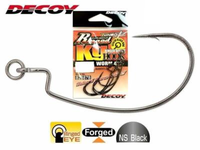 Decoy Ringed KG Offset Worm 417 EWG Hook - Choose Size