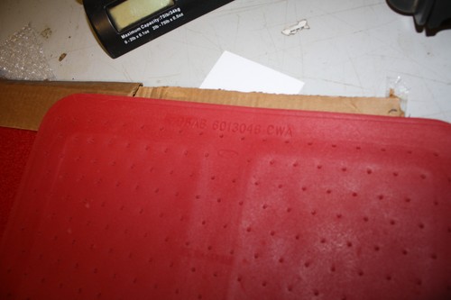 NOS FORD MERCURY REAR FLOOR MATS RED D7AZ-5313086-G - Picture 4 of 4