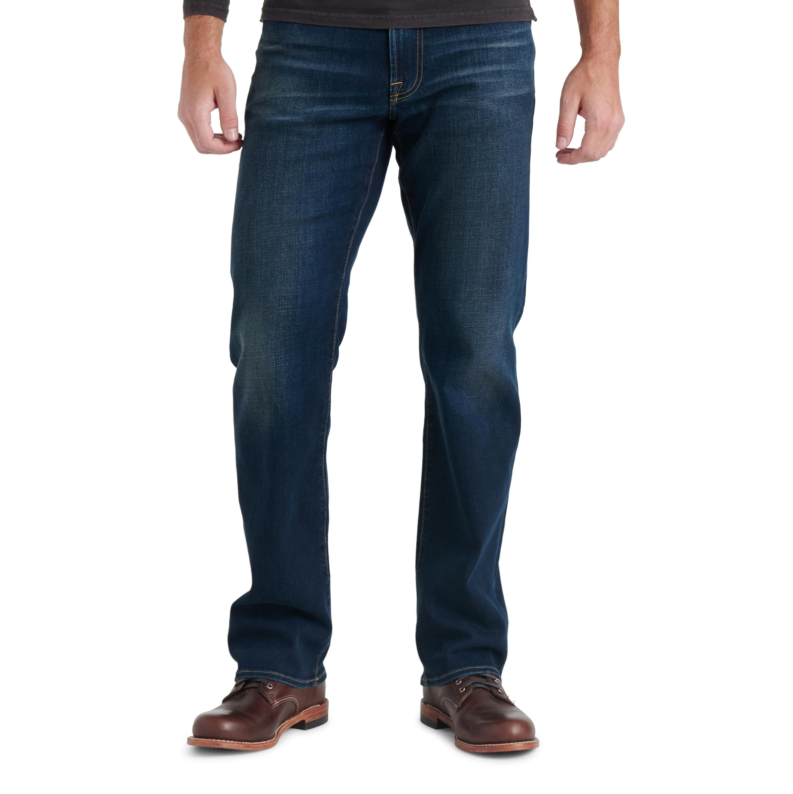 Мужские джинсы Lucky Brand Mens 181 Relaxed Straight, бальзам, 42 Вт x 30 л