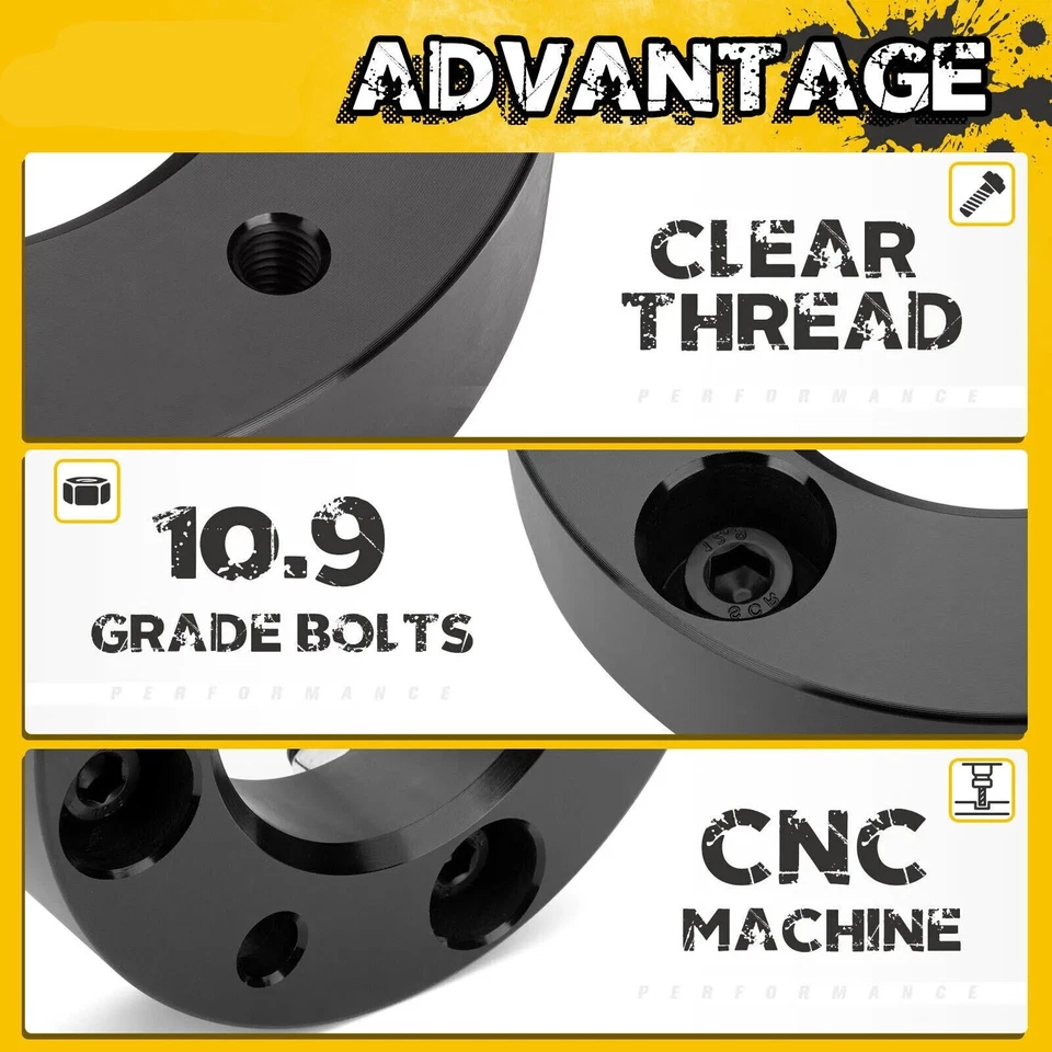 Kit de elevación niveladora trasera delantera de 3"" + extensión de choque para Chevy Silverado 07-19 Foto 3 de 4