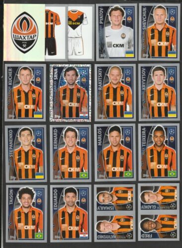 17 TOPPS CHAMPIONS LEAGUE 2015-16 SHAKHTAR DONETSK FOOTBALL STICKERS FIGURE - Picture 1 of 1