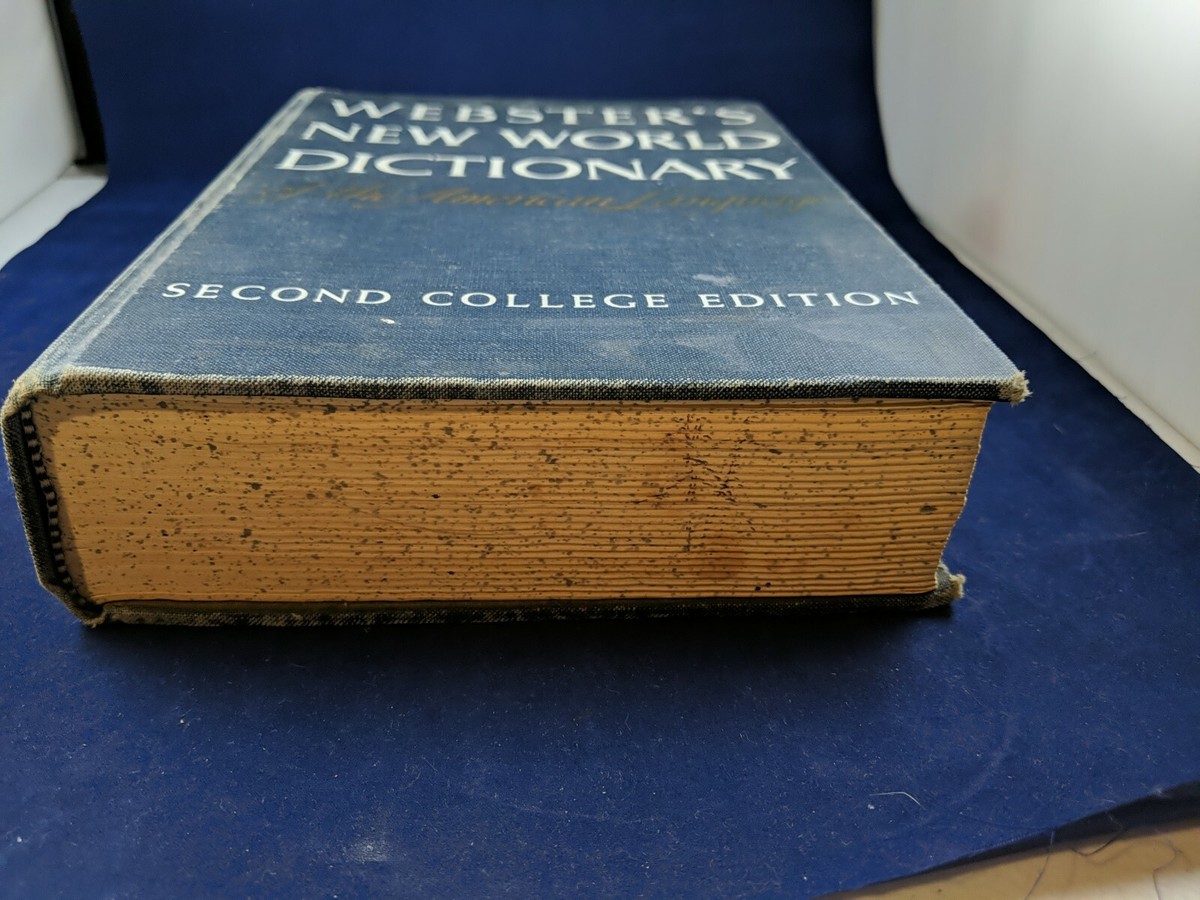 Webster's New World Dictionary of The American Language 2nd