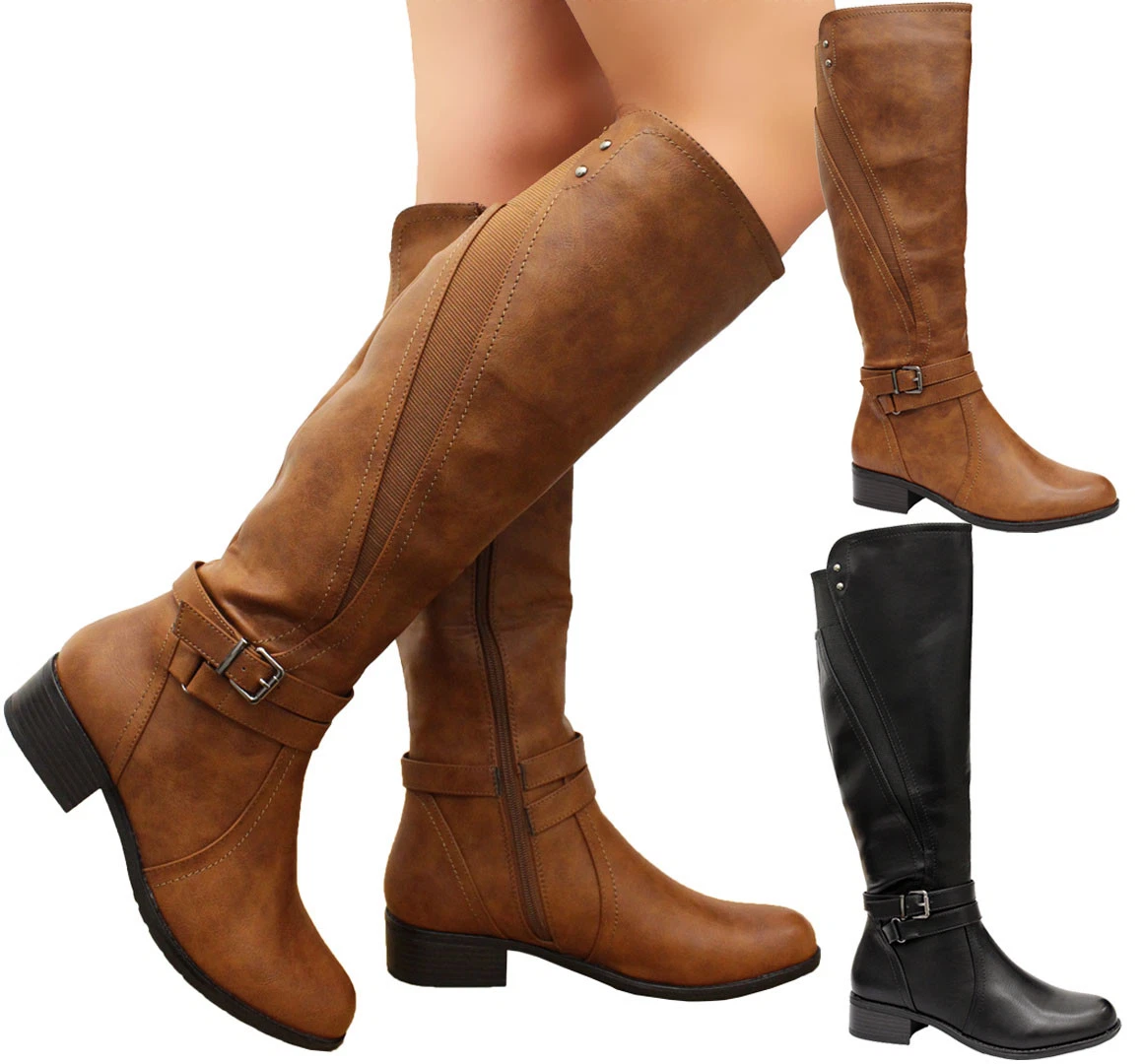 Calf length shop shoes