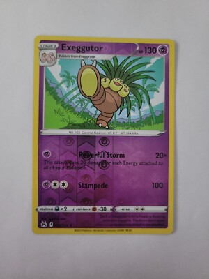 Pokémon TCG Exeggutor Crown Zenith 058/159 Reverse Holo Rare