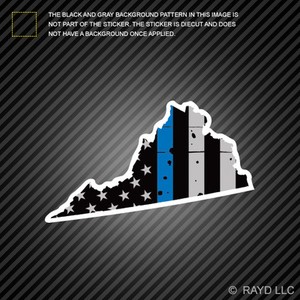 Blue Line Flag Thin Blue Line Subdued American Flag Patch - Law Enforcement Support Thin Blue Line Sticker