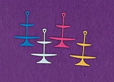 CUPCAKE STAND birthday wedding die cuts scrapbook cards