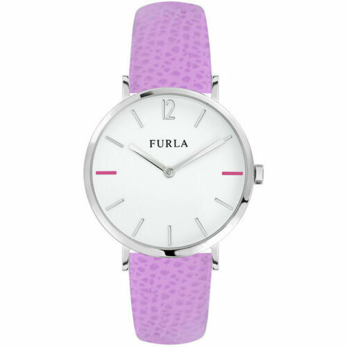 Horloge Femme Furla, Mod.giada, Diamètre 33mm, R4251108512, Sangle Cuir Violet